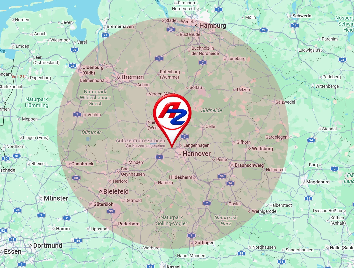 DSG Reparatur Garbsen und im Umkreis von 100 km